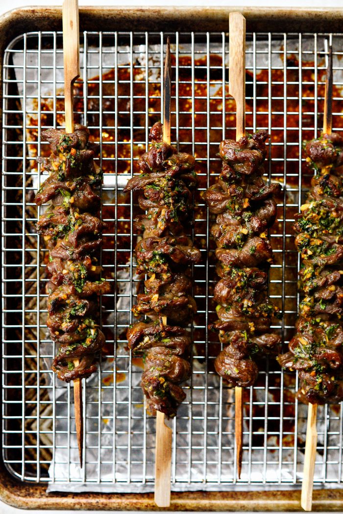 beef satay skewers