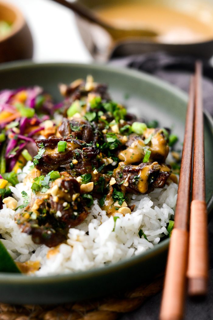 Beef Satay with Peanut Sauce