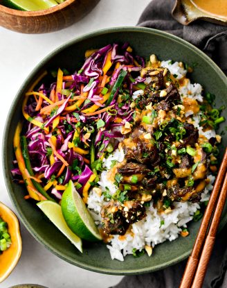 Beef Satay with Peanut Sauce