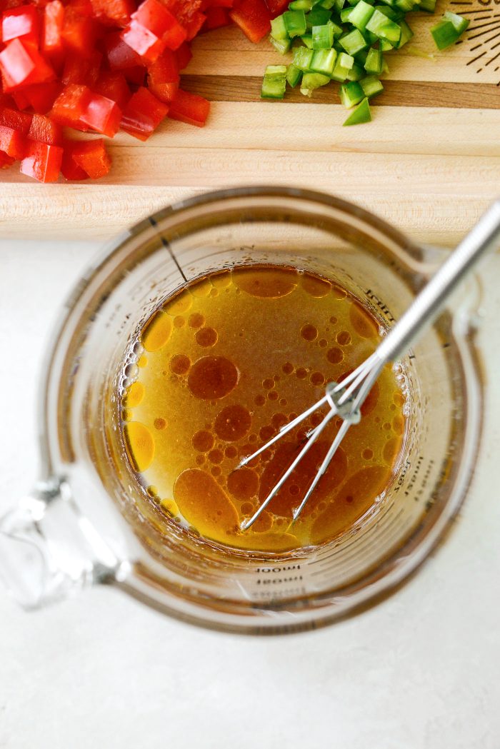 sauce ingredients in bowl