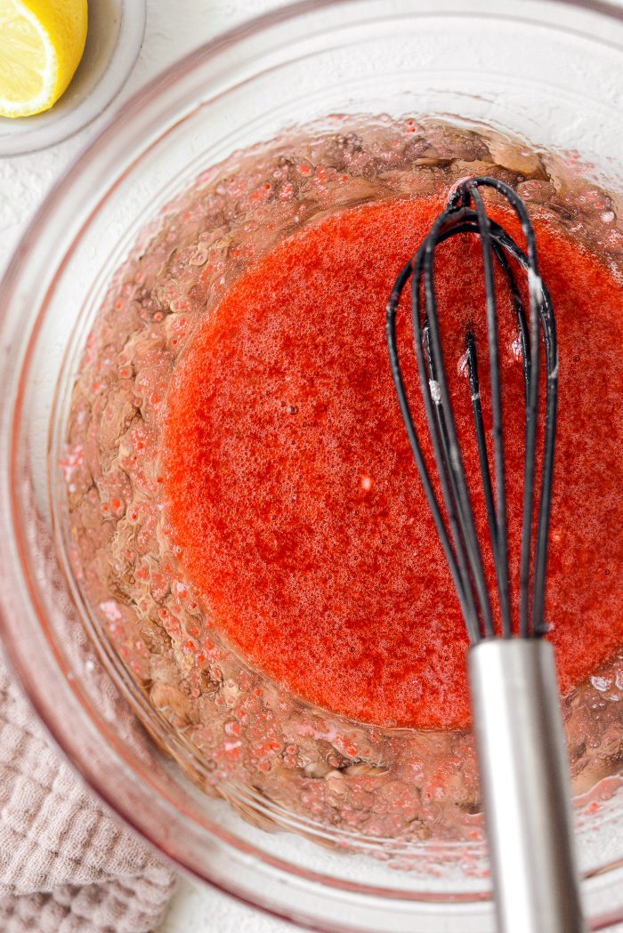 whisk glaze well
