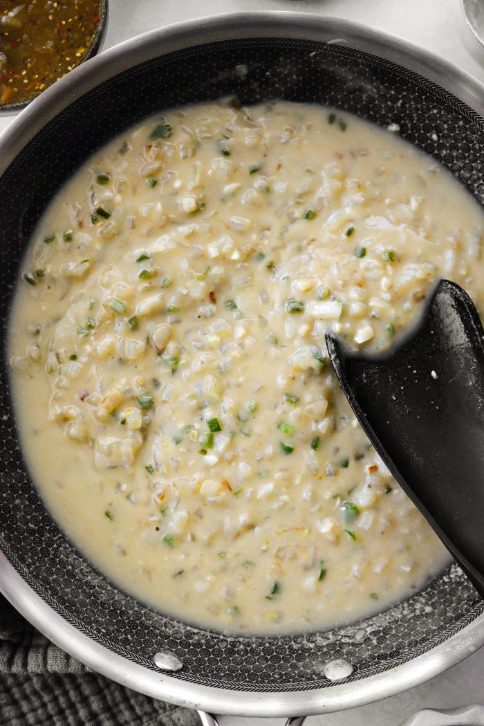 stir until just starting to thicken