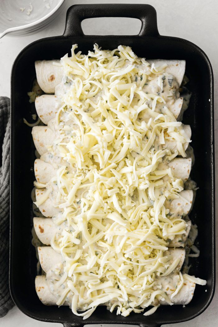 top with remaining cheese