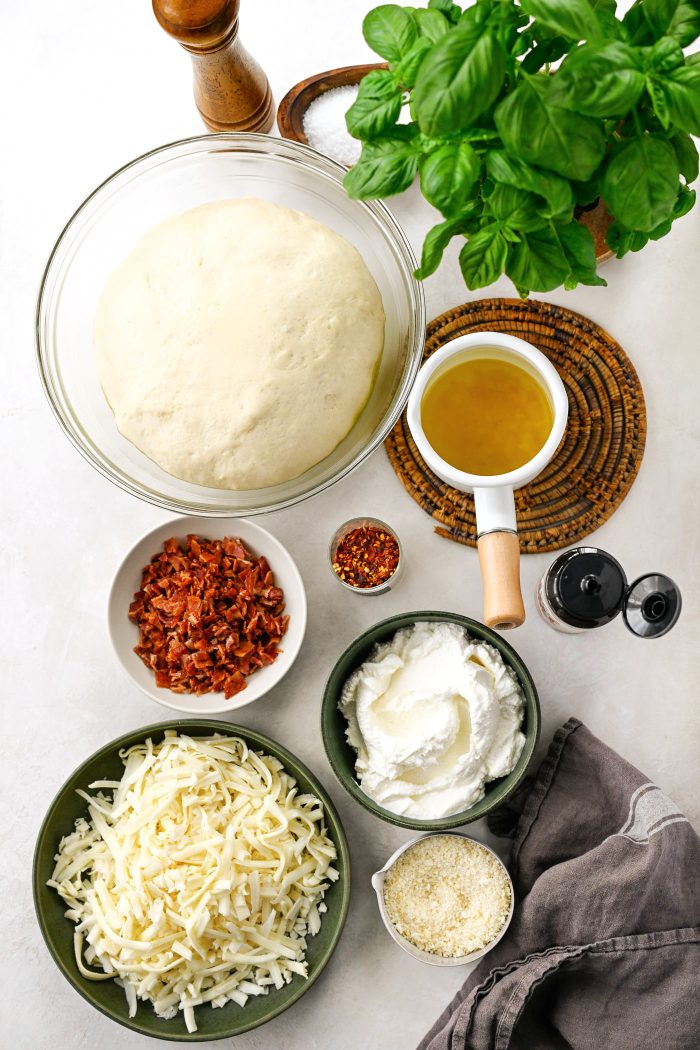 ingredients for Spicy Devil Pizza