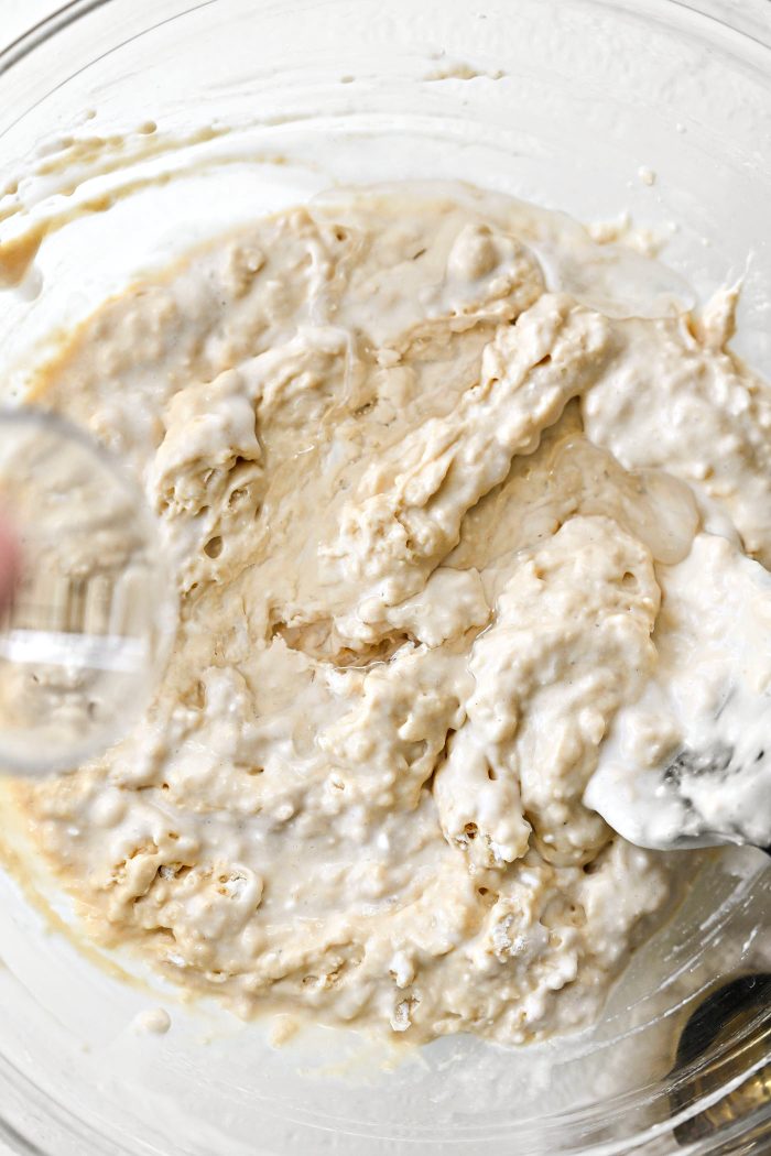 pour in coconut oil