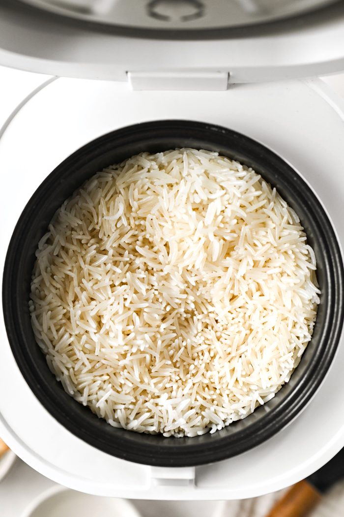 cooked coconut rice