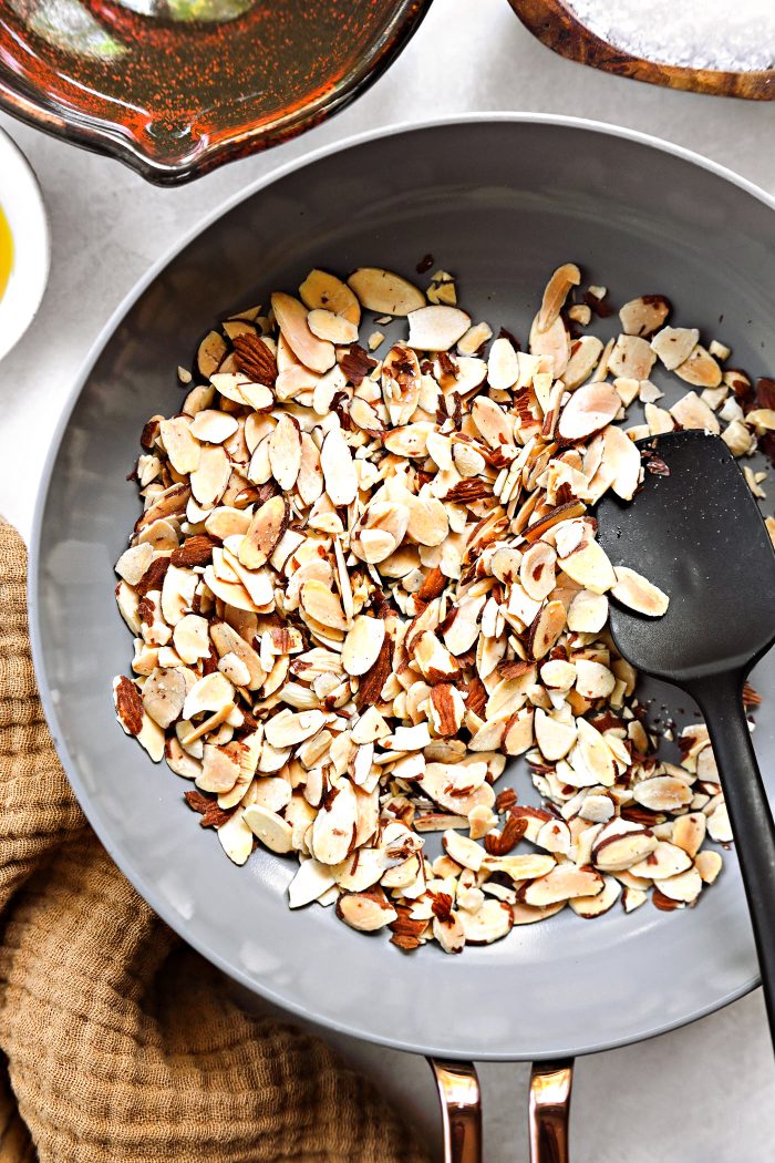 toast almonds