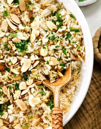 Garlic Toasted Almond Basmati Rice
