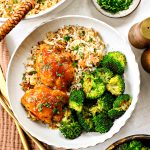 Apricot Glazed Chicken Thighs