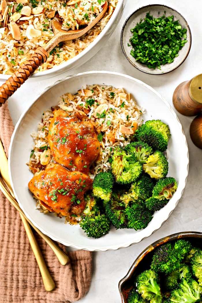 Apricot Glazed Chicken Thighs
