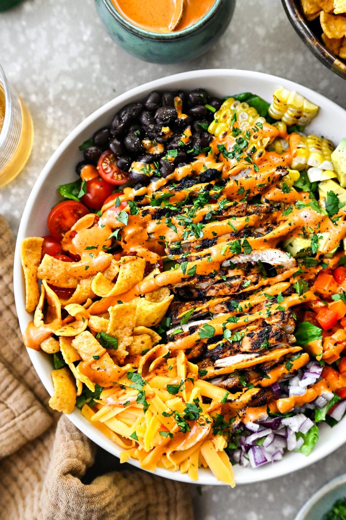 Grilled Chicken Taco Salad