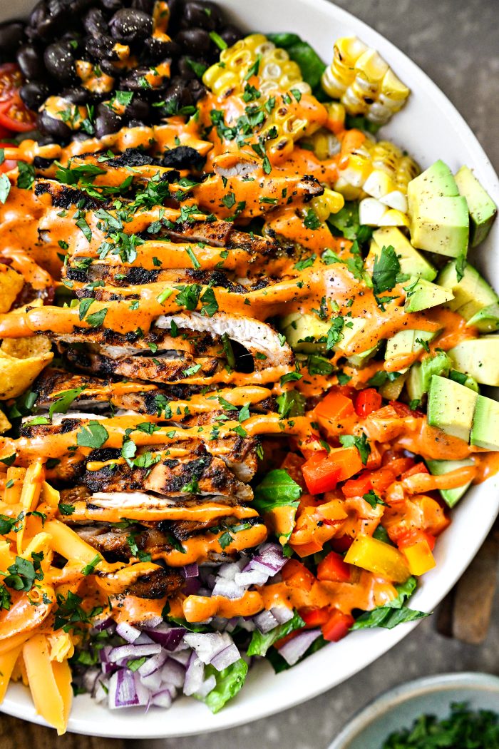 Grilled Chicken Taco Salad