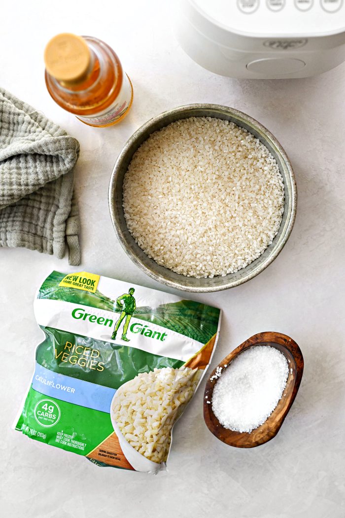 Ingredients for Cauliflower Sushi Rice