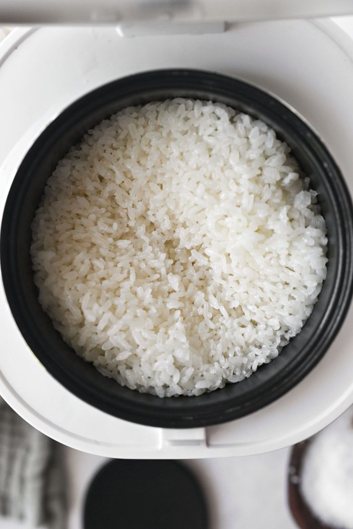 cooked sushi rice