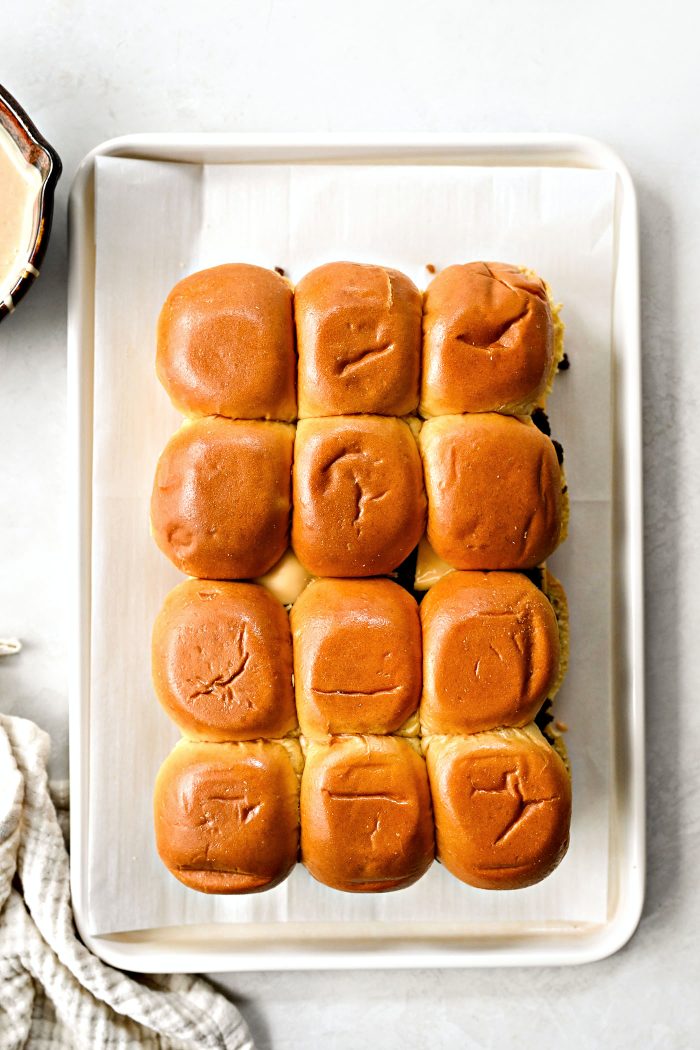 replace the top half of the slider buns